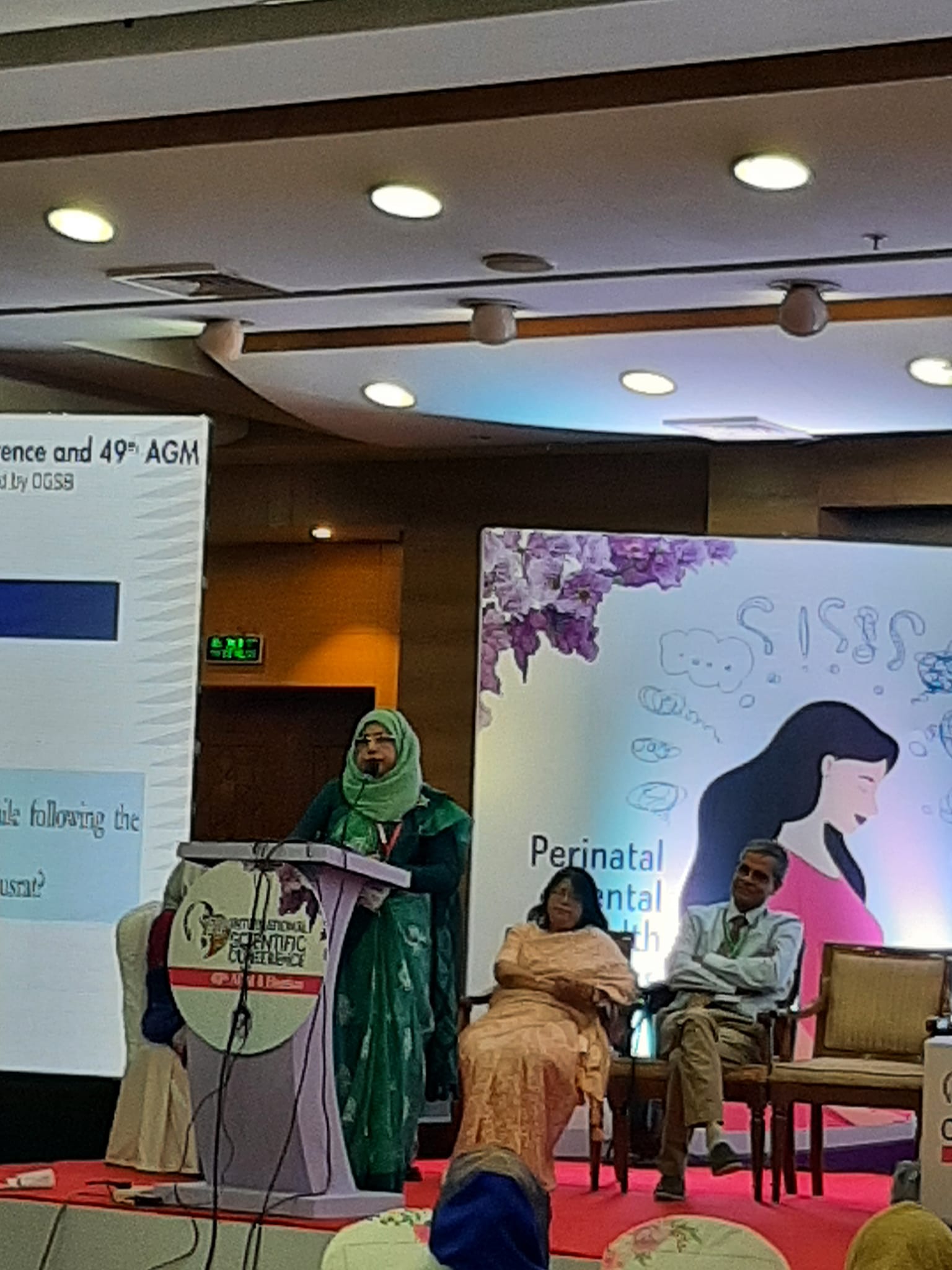 Panel discussion by respected chairman Professor Jesmine Banu Madam at BICC on OGSB Conference 2023
